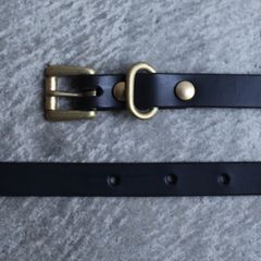 【再販売通知受付可能】Standard Belt Slim(BLACK×GOLD)