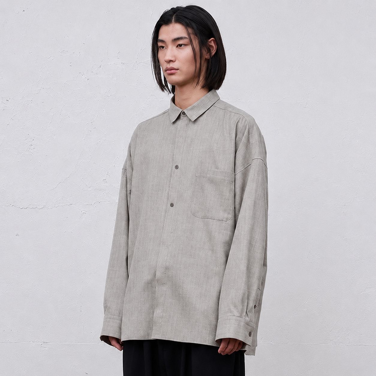 【残り一点】よそいきワイドBOXシャツ