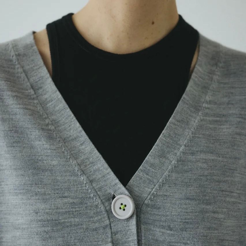 【残り一点】Bicolor Knit Cardigan