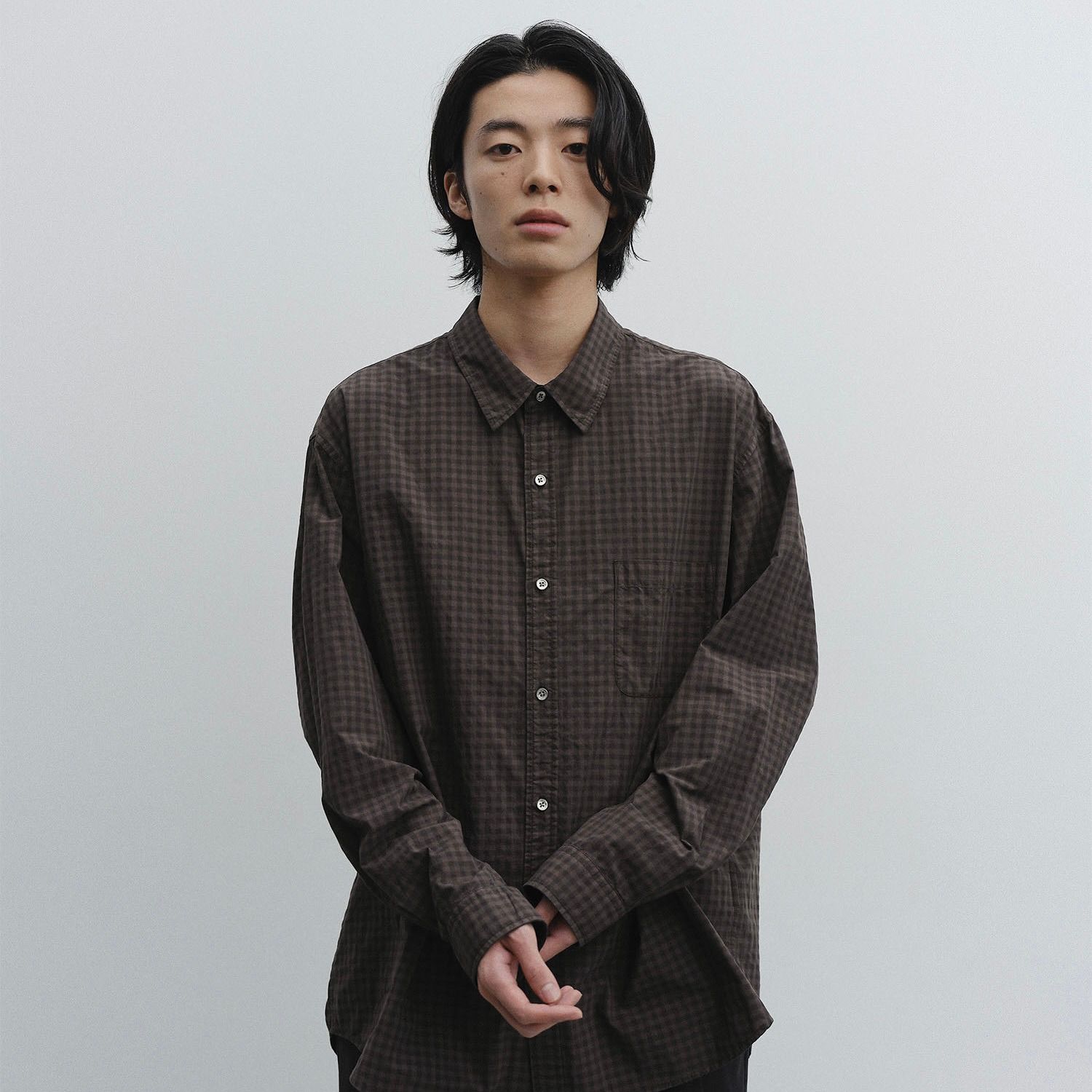 【残り一点】Bold Garment Gingham Check Shirt