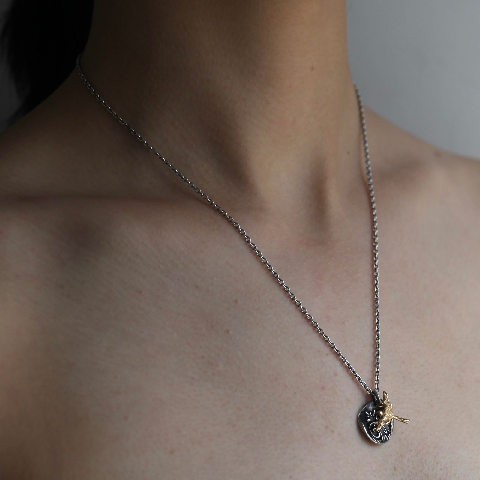 【お取り寄せ注文可能】Day Breaker Pendant Daylight & Bird(SILVER×GOLD)
