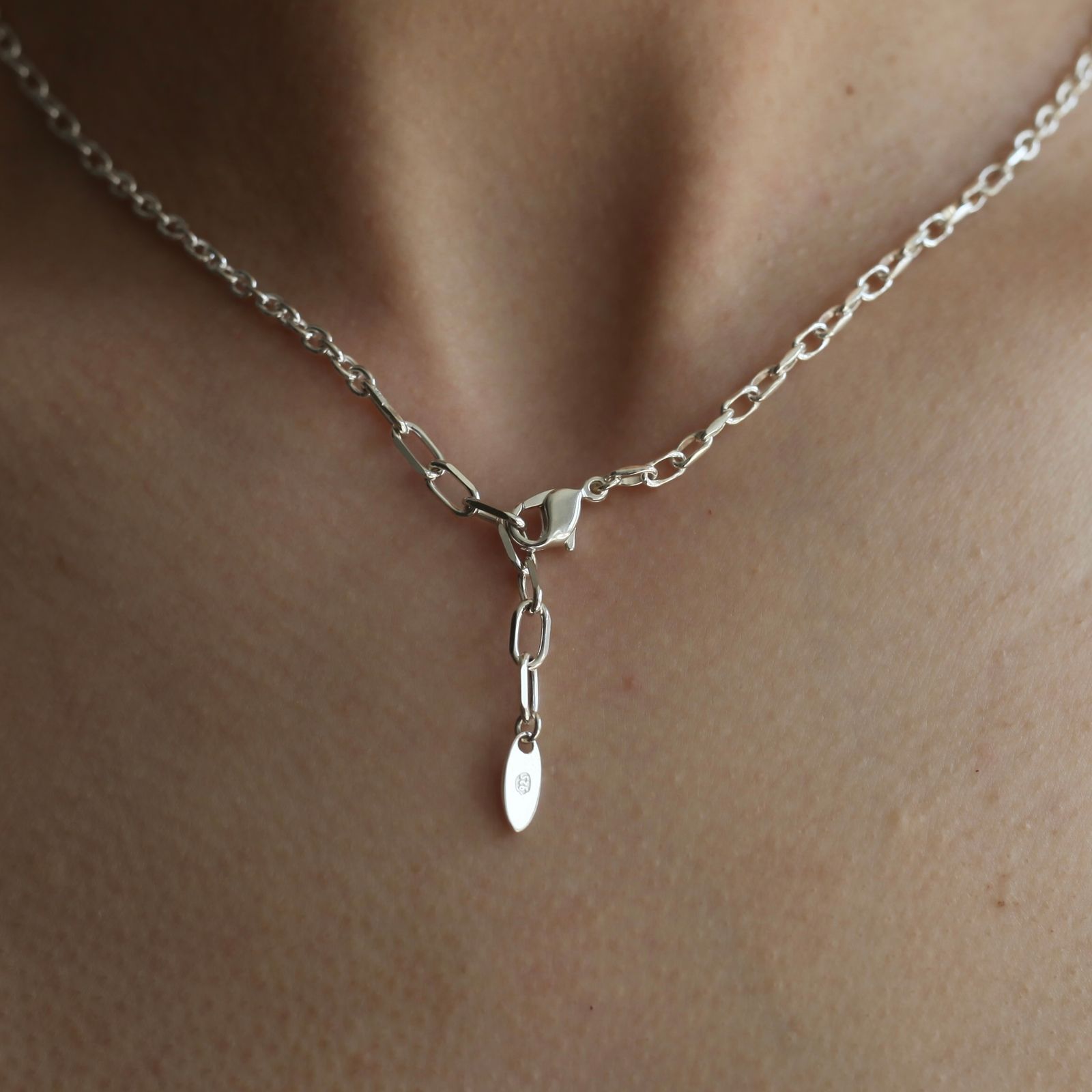 【お取り寄せ注文可能】Mix Chain Necklace_No.2(SILVER)
