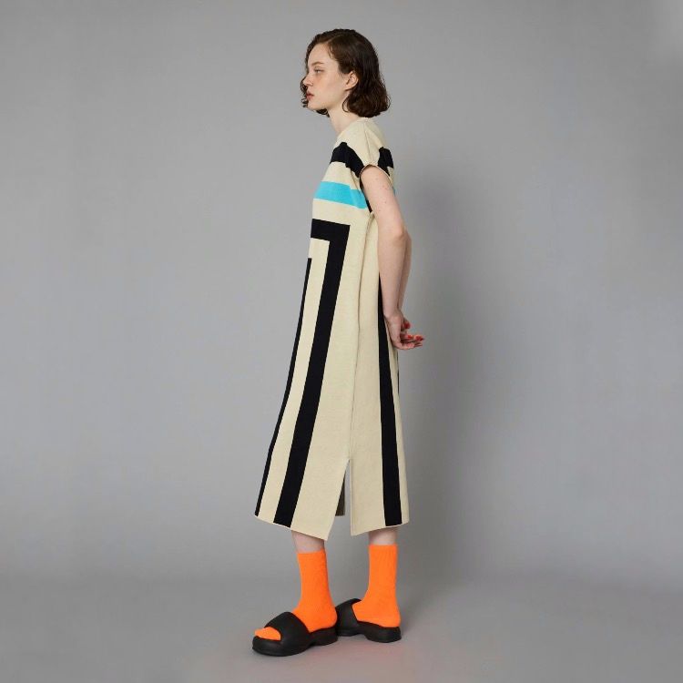 【残り一点】Square Knit One Piece
