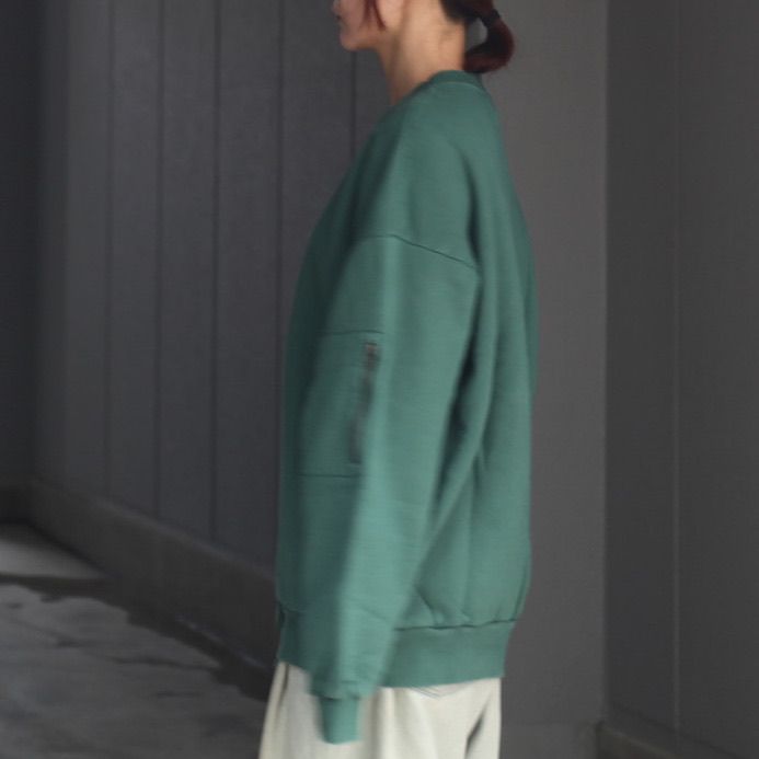 【残り一点】Pigment Dyed Crew Neck Sweatshirt