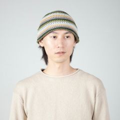 【残り一点】Multi Border Knit Hat
