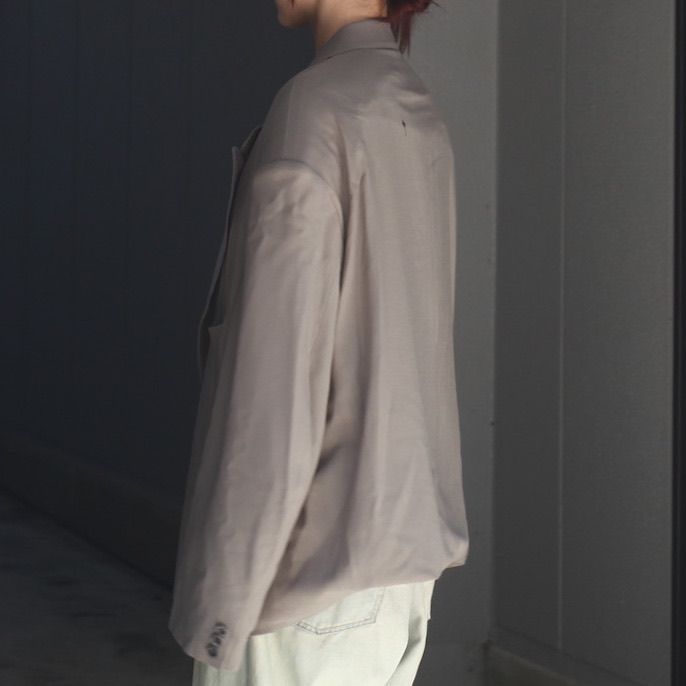 【残り一点】Round Big Shoulder Wool Serge Jacket