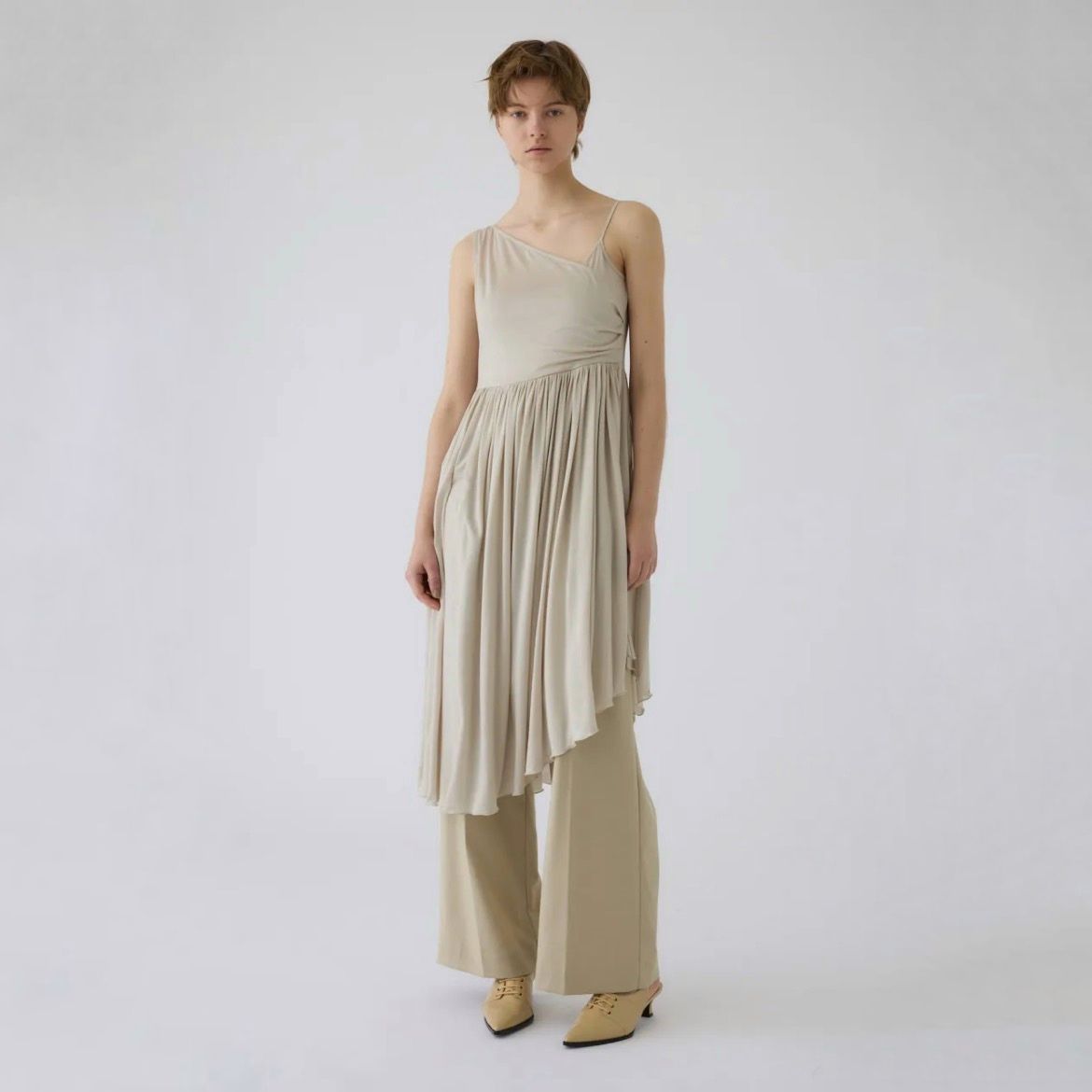 【残り一点】Drape Thin Gather Cami