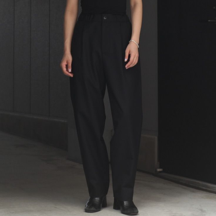 ATON - 【残り一点】Wool Tropical Tapered Easy Pants | ACRMTSM