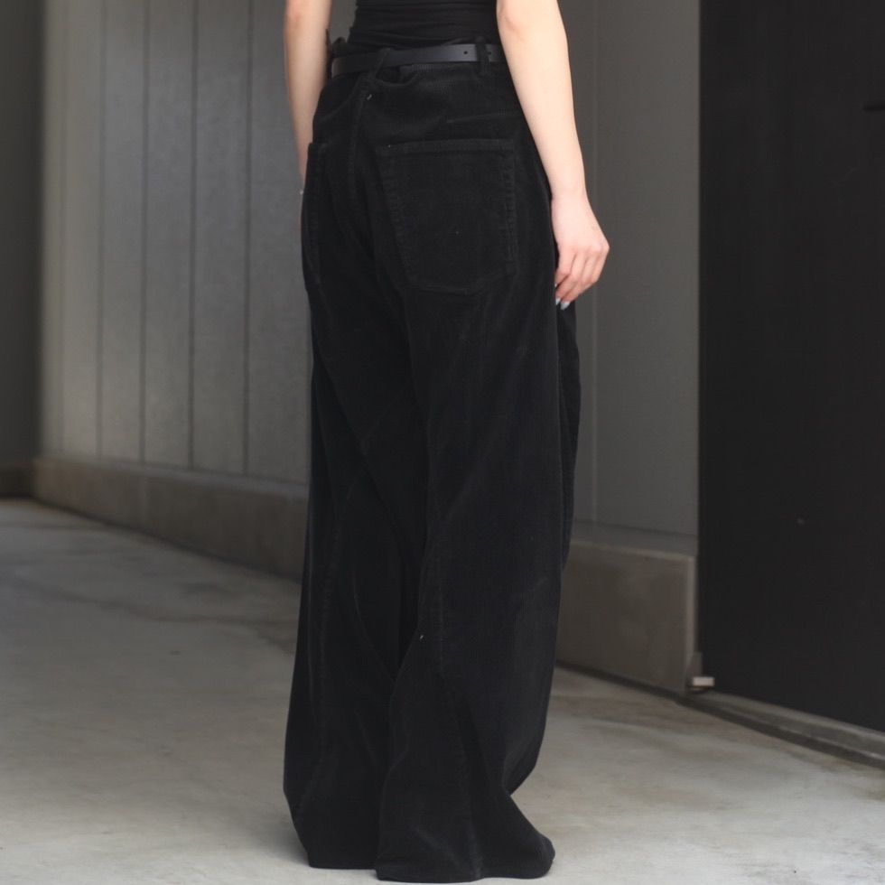 【残り一点】3D Twisted Wide Leg 5P Pants