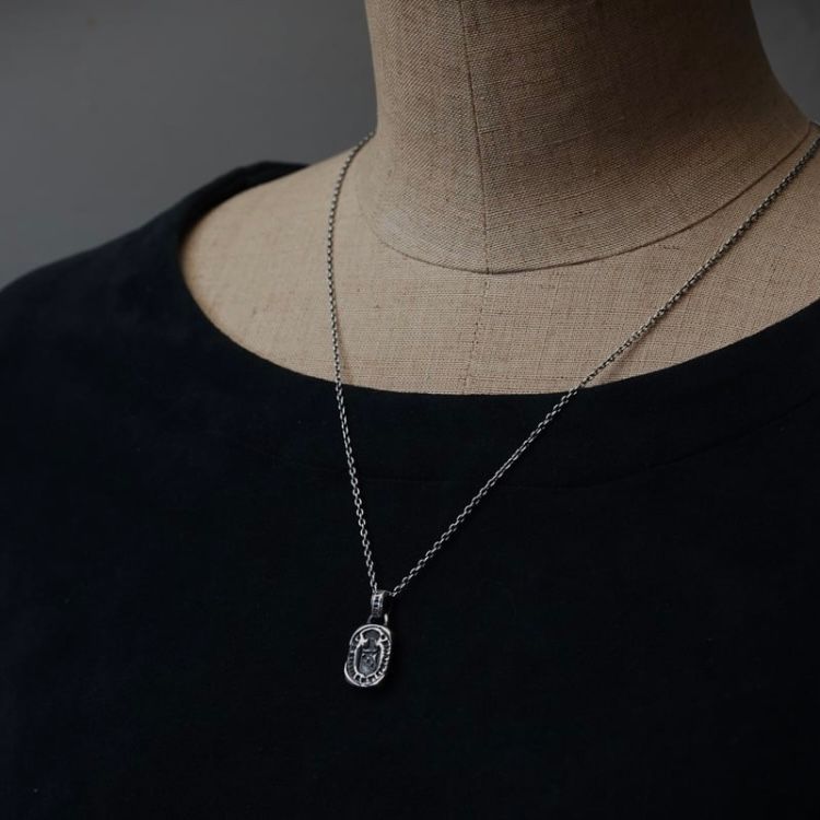 【お取り寄せ注文可能】Stamp Drop Pendant(SILVER)