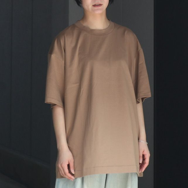 イエナ⭐︎新品未使用⭐︎2024 ATONエイトンSTANDARD TEEブラウン ADAM ET ROPÉ HOMME(アダム エ ロペ オム) / 【ATON/エイトン