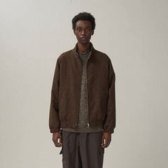 【残り一点】Alpaca Hound Tooth Harrington Jacket