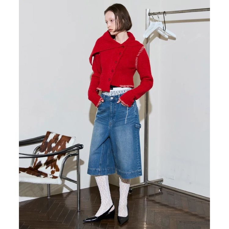 【残り一点】Asymmetry Knit Cardigan