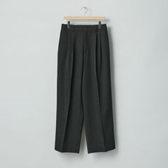 【残りわずか】Easy Long Wide Trousers(2/90 WOOL GABARDINE)