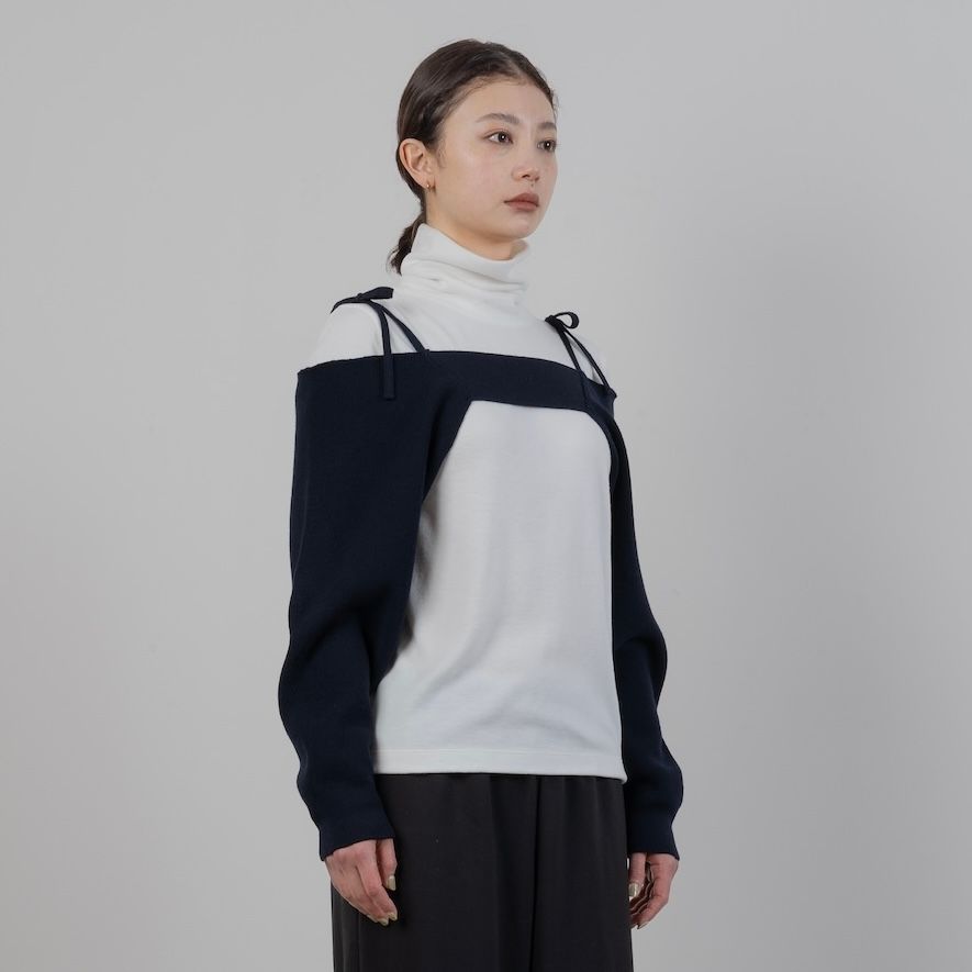【残り一点】Washable Wool Dia Suit Off Shoulder Sleeves