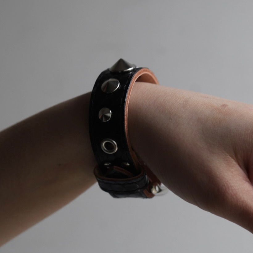【残り一点】Python Leather Bracelet