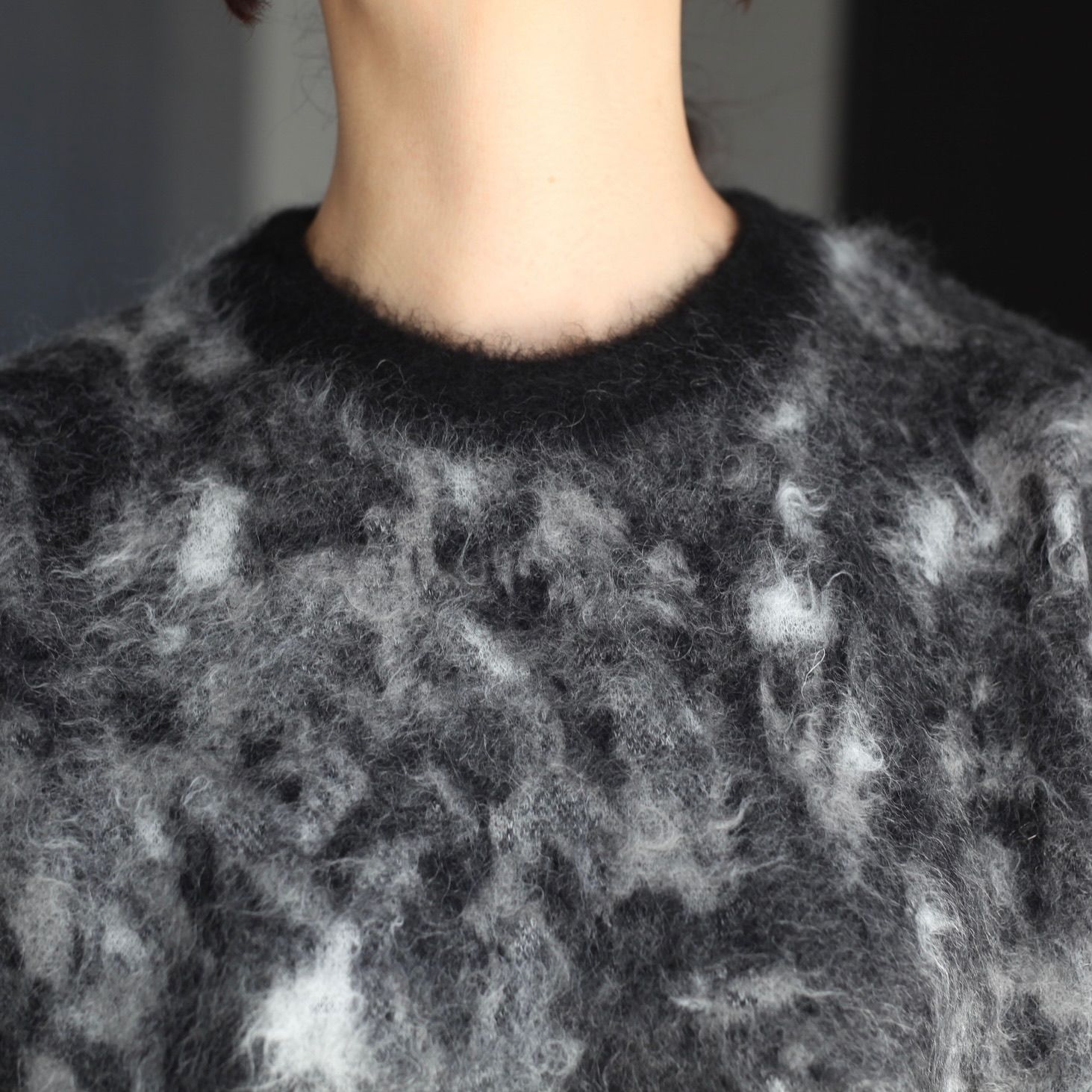 【残り一点】Kid Mohair Jacquard Sweater