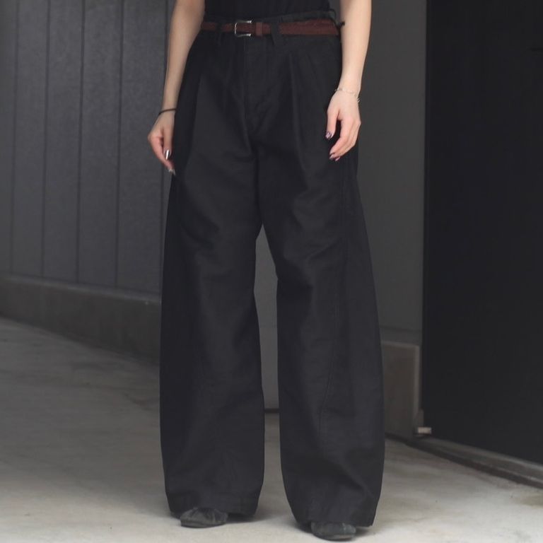 NVRFRGT - 【残り一点】Tucked Wide Leg Trousers | ACRMTSM ONLINE STORE