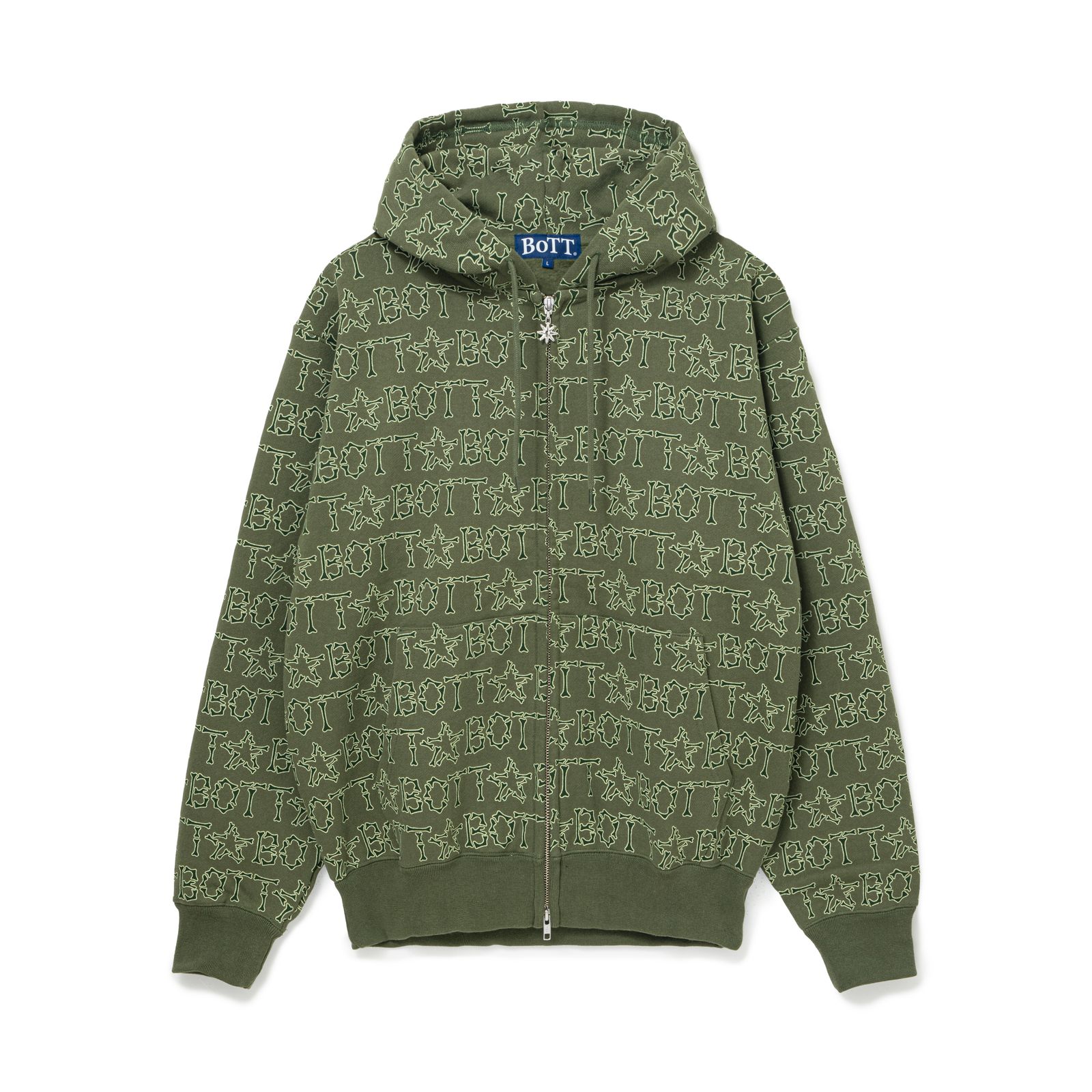 【残り一点】Bones Zip Hoodie