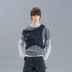 【残り一点】Panelled Multi Layerd T-Shirt