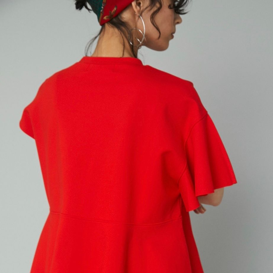 【残り一点】Cropped Ponte Tops