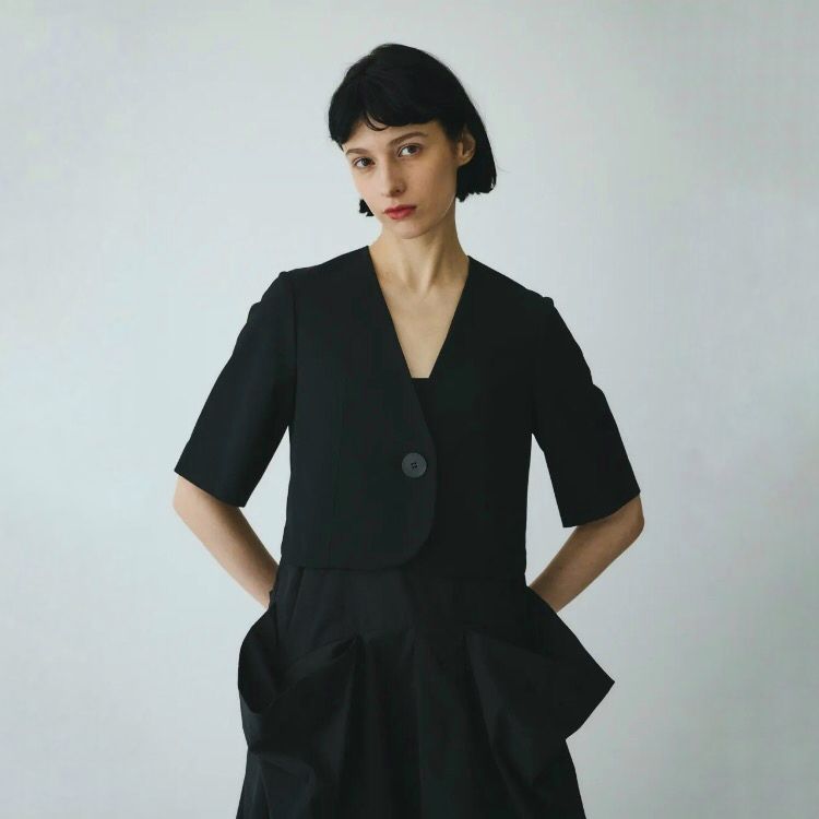 【残り一点】CLO Round Hem Half Sleeve Jacket