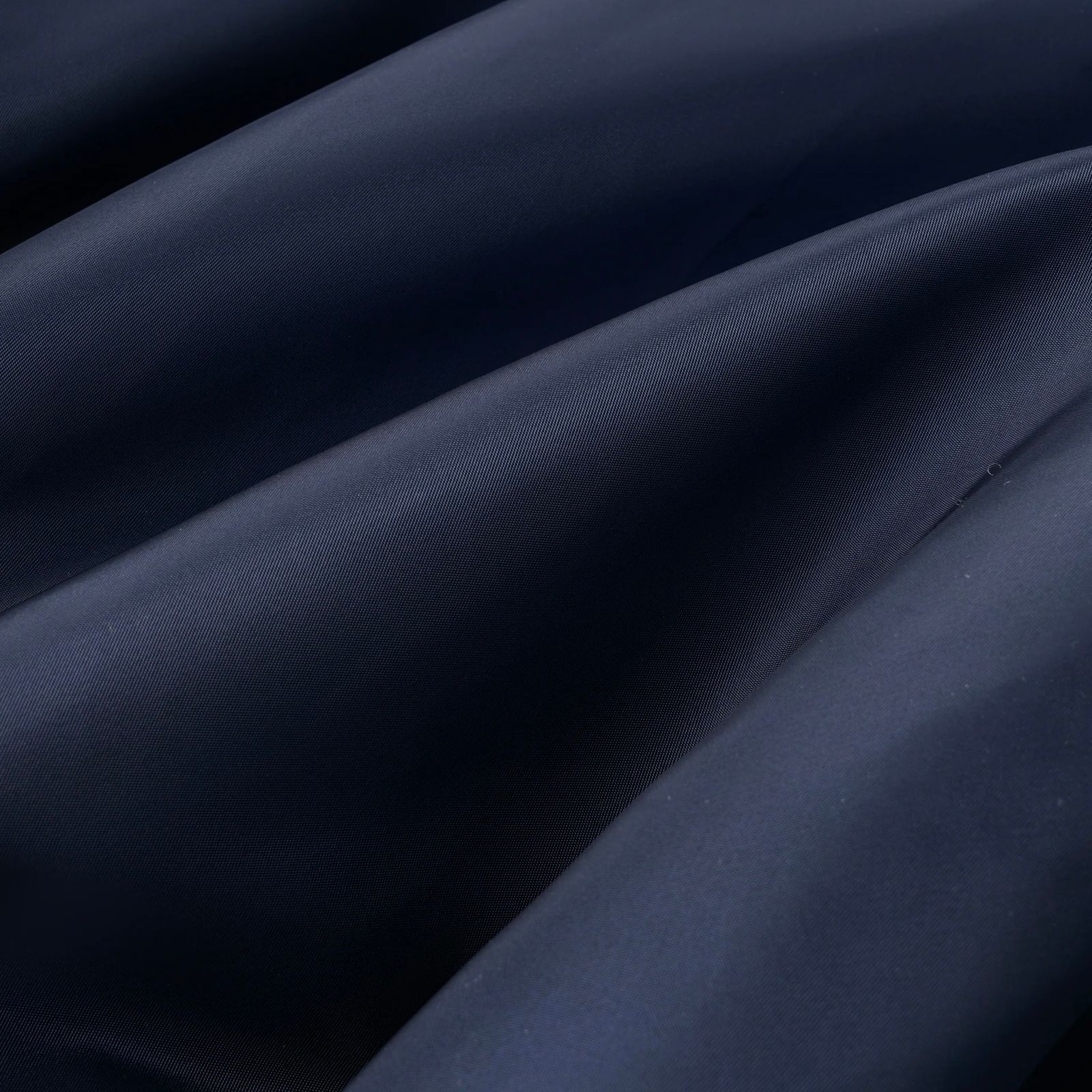 【残り一点】Navy Nylon Jacket with Faux Fur Collar
