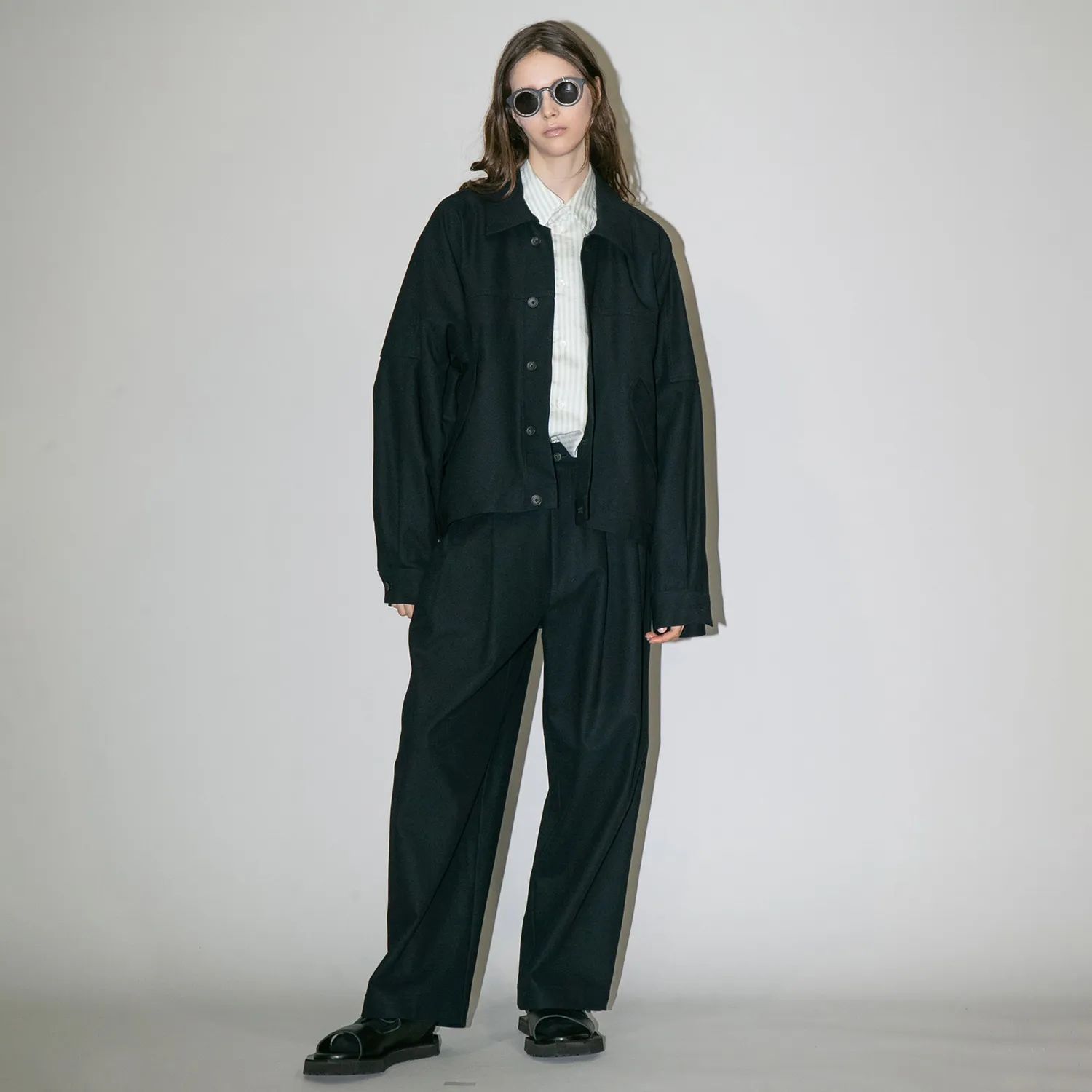 【残り一点】カルビアストライプL/Sシャツ