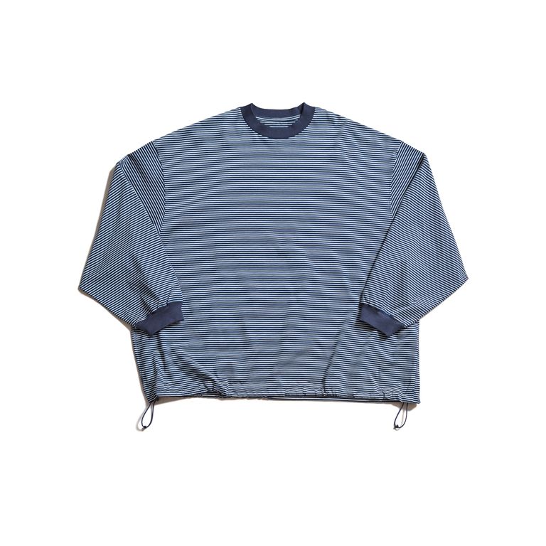is-ness - 【再販売通知受付可能】Balloon Border Long Sleeve T-shirt 