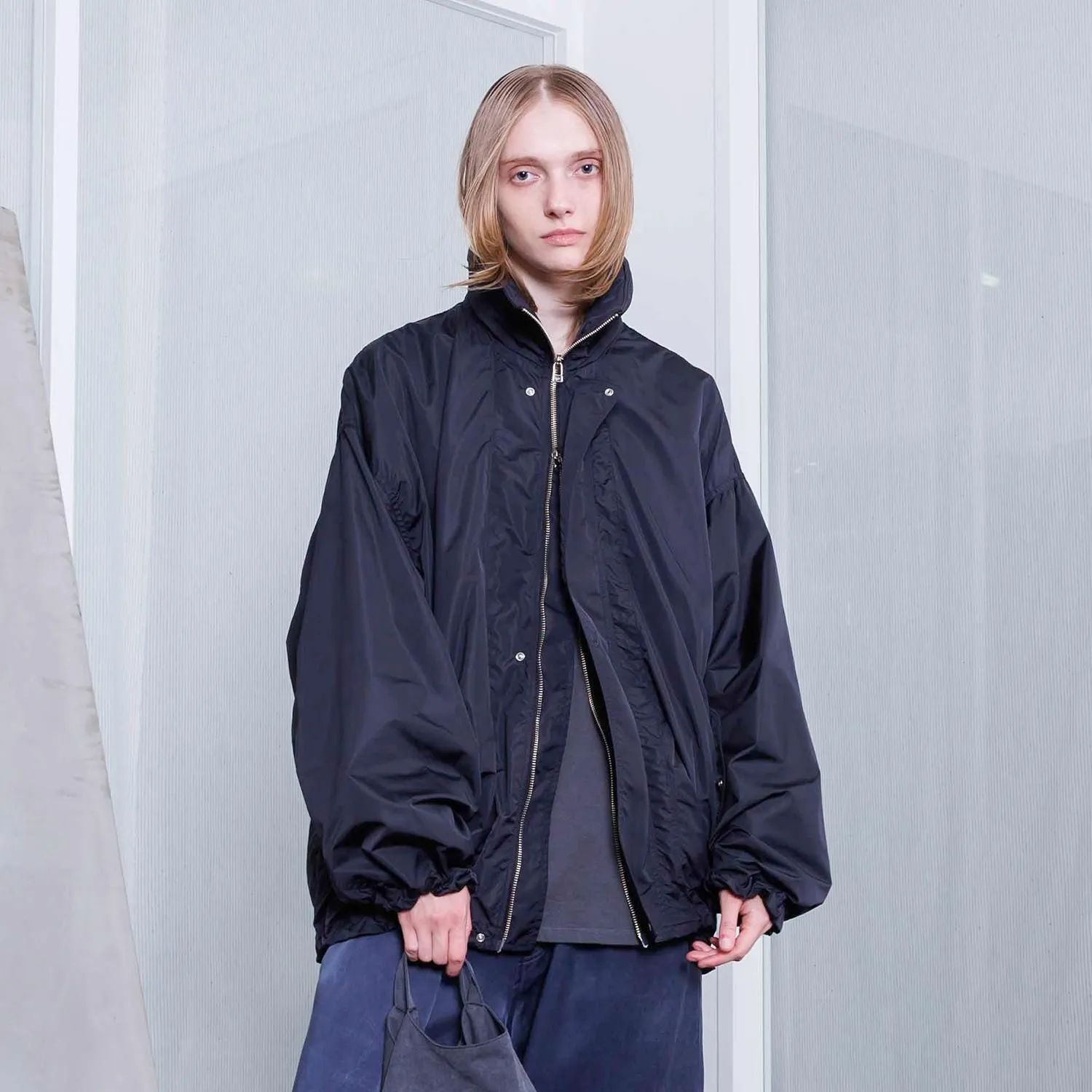 【残り一点】ナイロンジップブルゾン