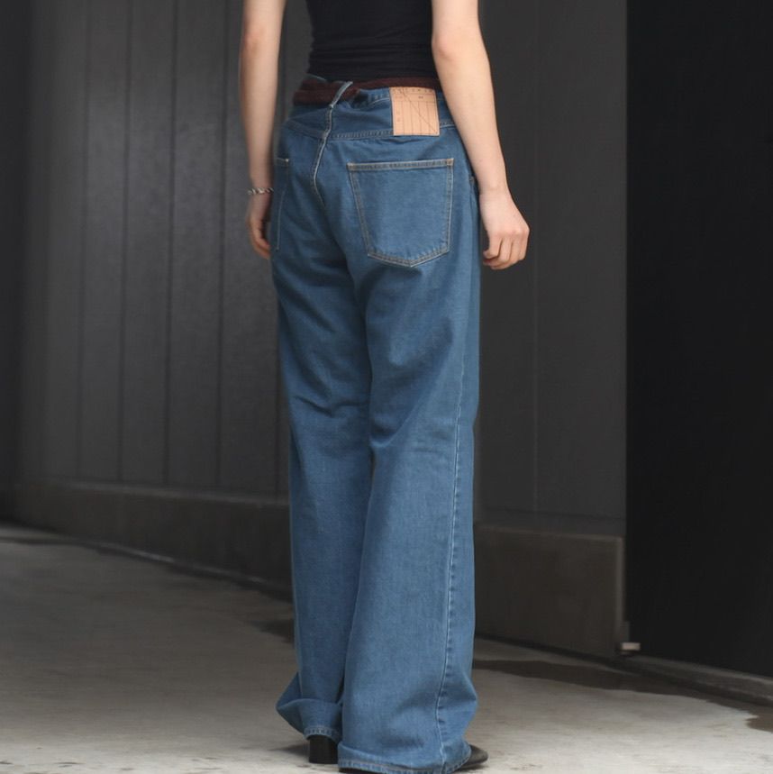 SOSHIOTSUKI | FRONT LOWRIZED FLARE DENIM-