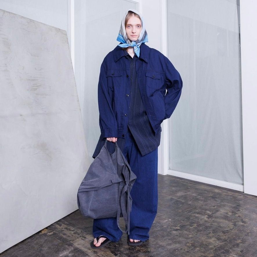 【残り一点】6ozデニムブルゾン(ONE WASH)