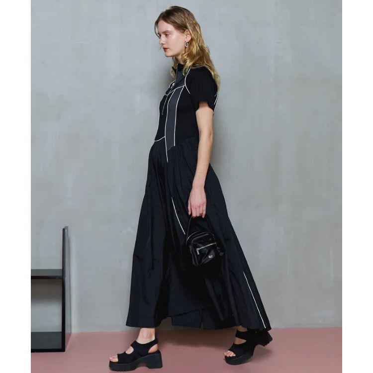 【残り一点】Zip Up Volume Dress