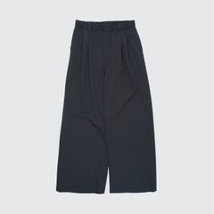 【残り一点】Wool Washer Twill 2pleated Wide-leg Easy Trousers