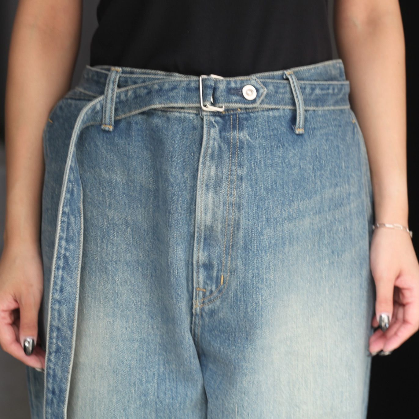 【残り一点】Belted Trousers(USED FADE)