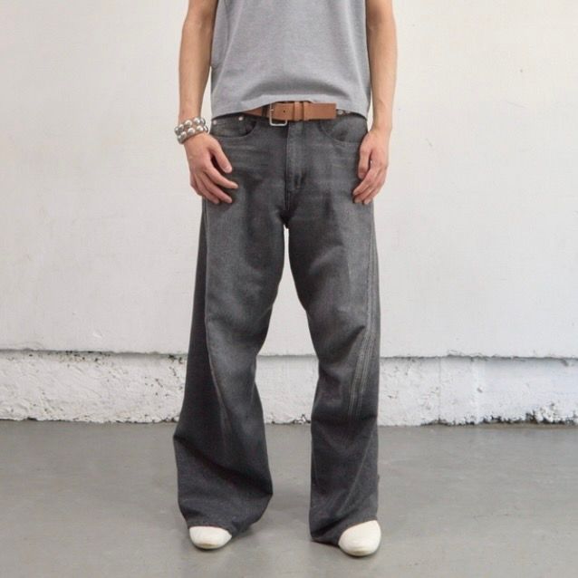 【残り一点】Glitter Twill 3D Twisted Wide Leg 5P Pants