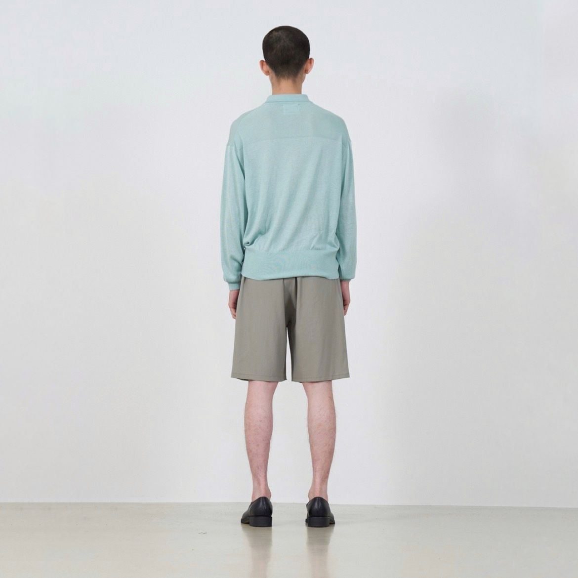 【残り一点】Silk Cashmere Sheer Shirt Cardigan