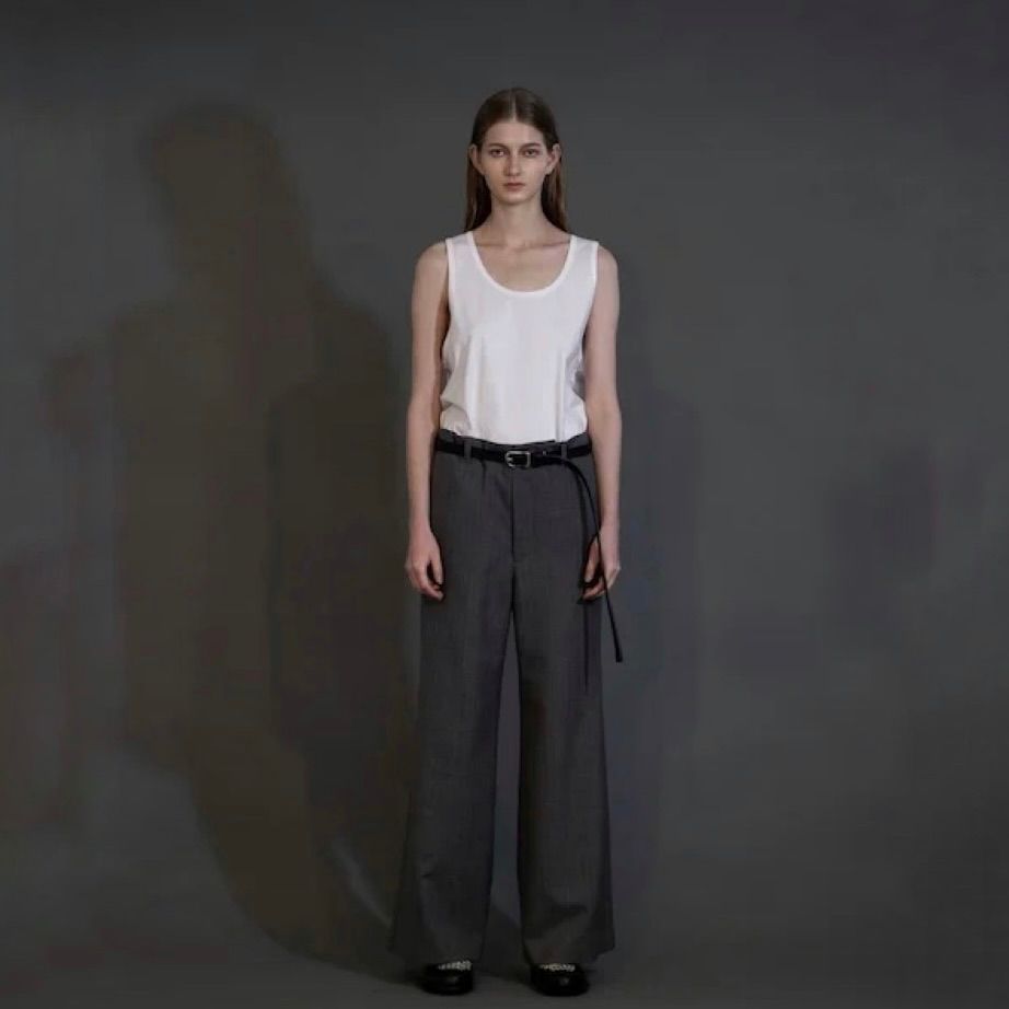 s*u様 【新品未使用】my beautiful landlet ウールスラック my beautiful landlet - 【残り一点】ストライプウール