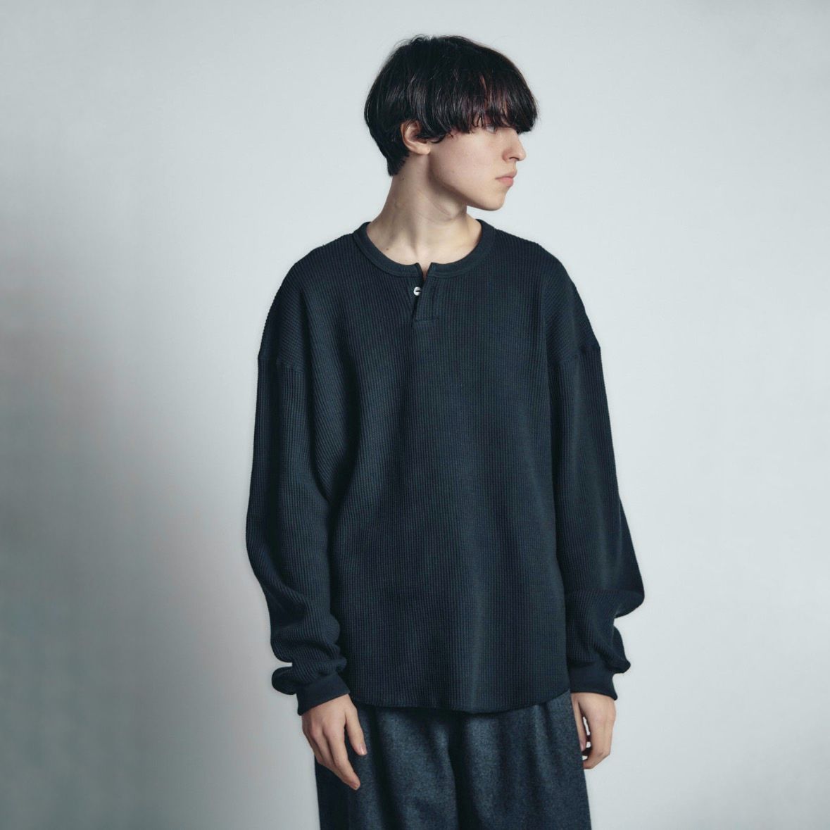 【残り一点】Thermal Henley Long-Sleeve Shirt