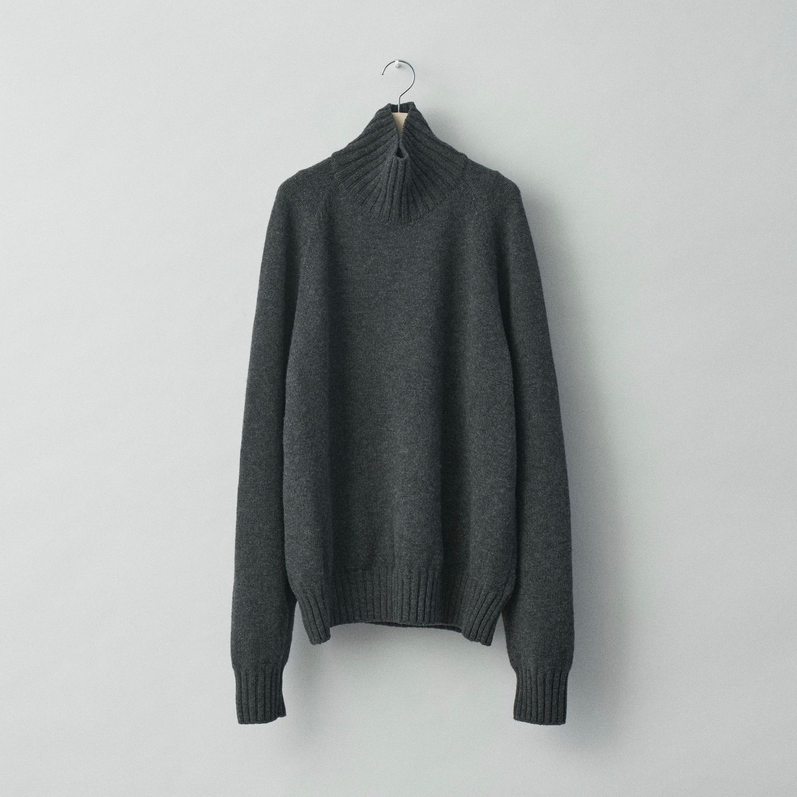 stein - 【残りわずか】EX Fine Lambs Loose High Neck Knit LS