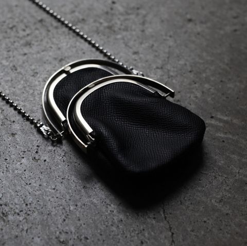 【残りわずか】Chain Double Frame Purse(ODD_COW EMBOSS)
