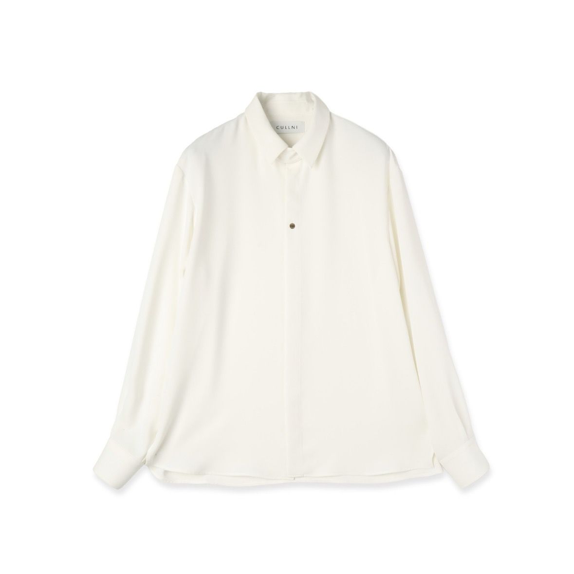 【残り一点】Double Cloth Chin Tab Long Sleeve Shirt