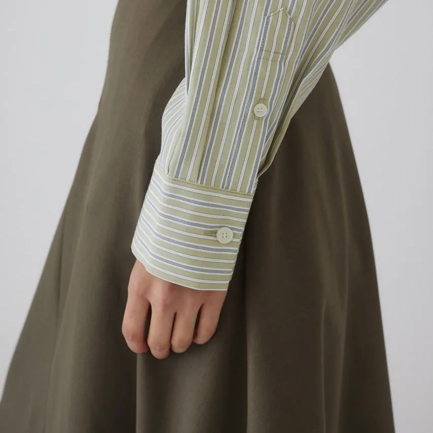 【残り一点】Back Volume Stripe SH