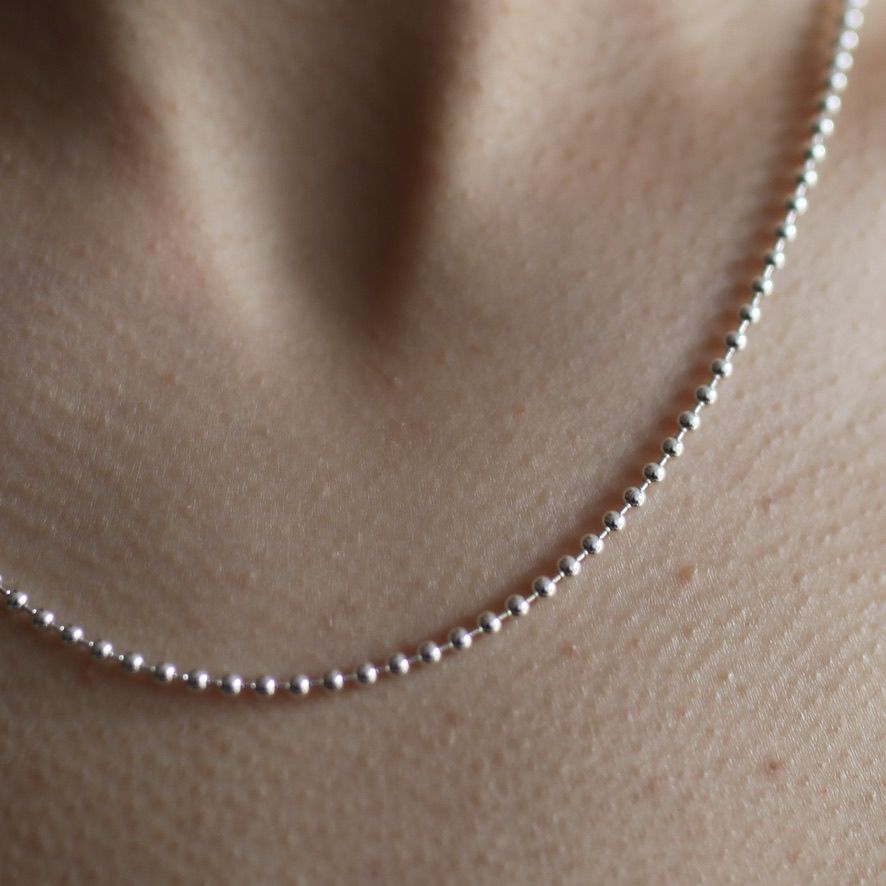【お取り寄せ注文可能】Unisex Ball Chain Necklace