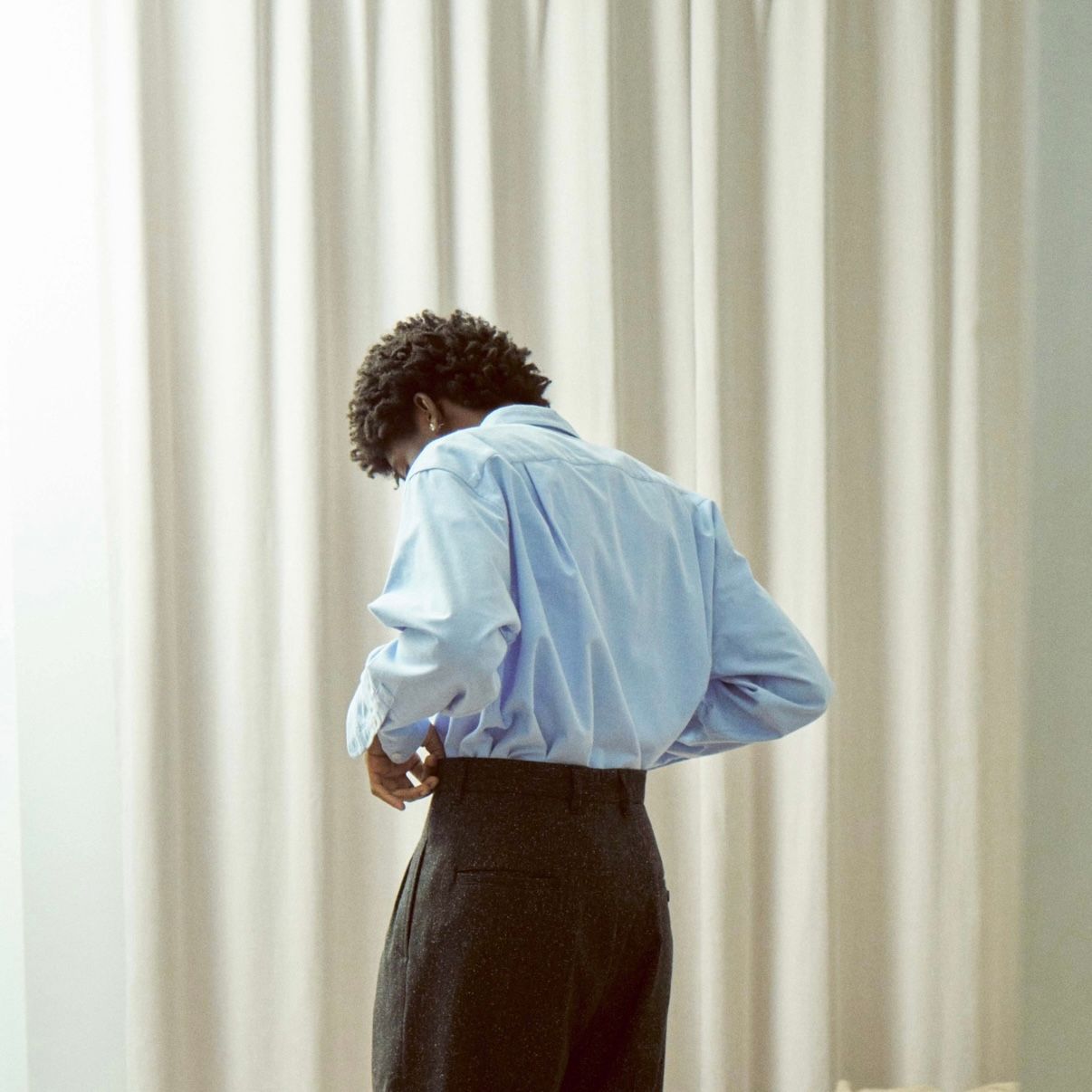 【残り一点】Double-Sided Brushed Oxford Shirt