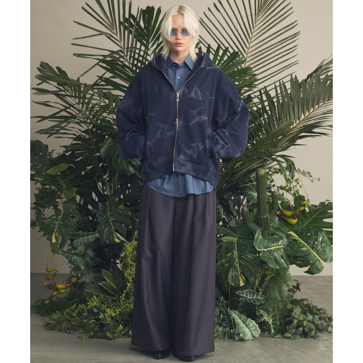 【残り一点】Sun-fade Prime-Over Sweat Zip Hoodie