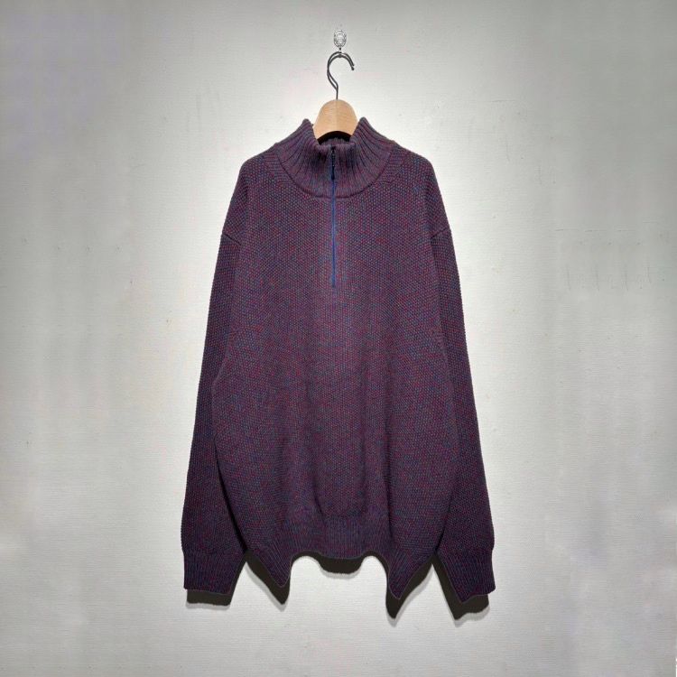 【残り一点】Wool Kanoko Half Zip P/O