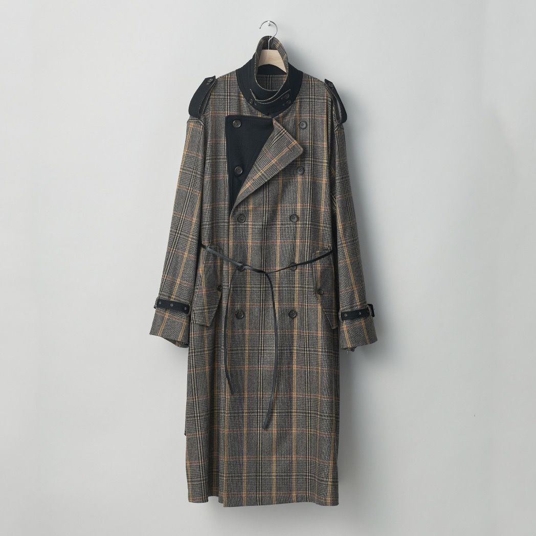 stein - 【残りわずか】Oversized Double Lapeled Trench Coat ...