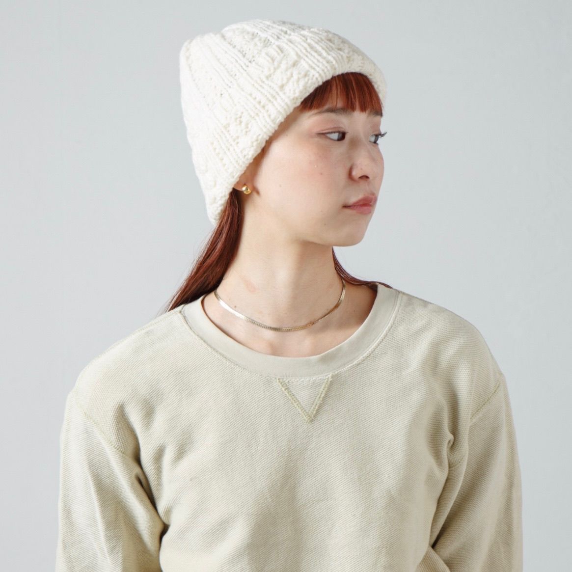 【残り一点】Insideout Cable Knit Cap