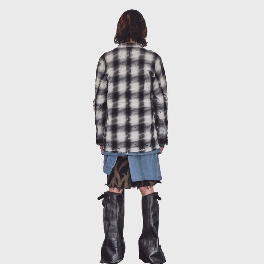 【残り一点】Slash Seam Twist Buggy Jeans(SHADOW ASAT)